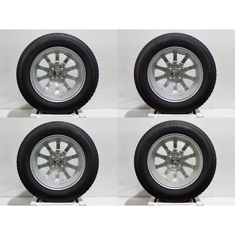中古 165/70R14 スタッドレスタイヤアルミ 4本セット ヨコハマ アイス