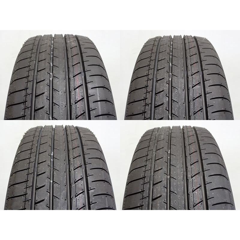 10%オフクーポン中古 205/55R17 サマータイヤ アルミ 4本セット ヨコハマ ブルーアースGT AE51 1760+40-5H114.3 トヨタ 90系ノア  17インチ ST 新車外しの画像