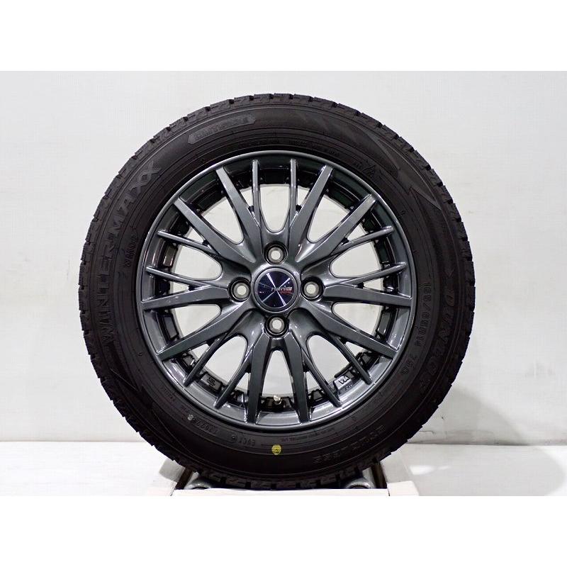 DUNLOP（ダンロップ） 中古 165/65R14 スタッドレスタイヤ4本セット 