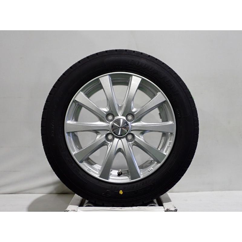 社外アルミ グッドイヤースタッドレス4本セット 165/65R14① グッドイヤー 165/65R14 スタッドレスタイヤ アルミホイール 4本