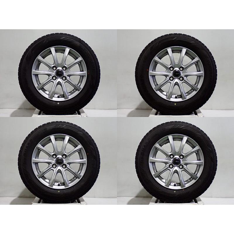 10%オフCP!中古 175/70R14 スタッドレスタイヤ アルミ 4本セット 