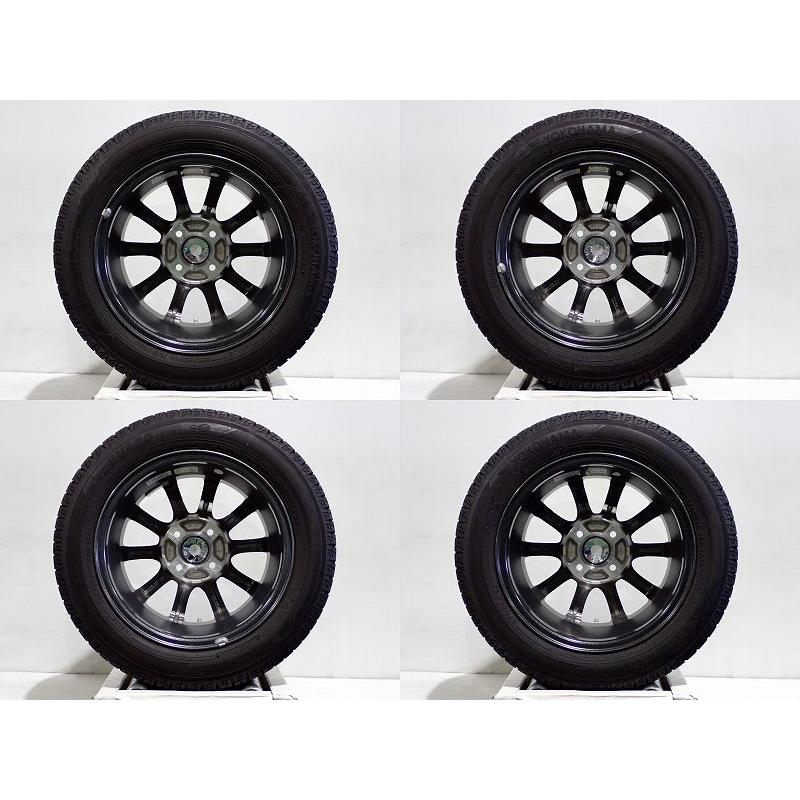 中古 165/65R14 スタッドレスタイヤアルミ 4本セット ヨコハマ アイス