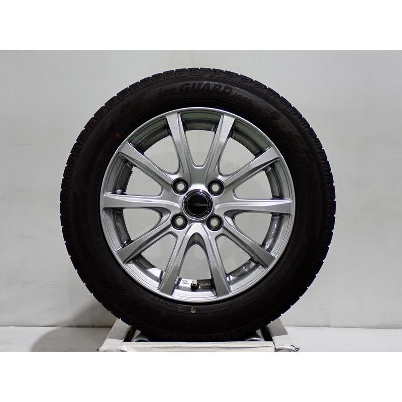 165/65R14ヨコハマiG60中古スタッドレスタイヤ４本 中古 165/65R14 スタッドレスタイヤ アルミホイール 4本セット