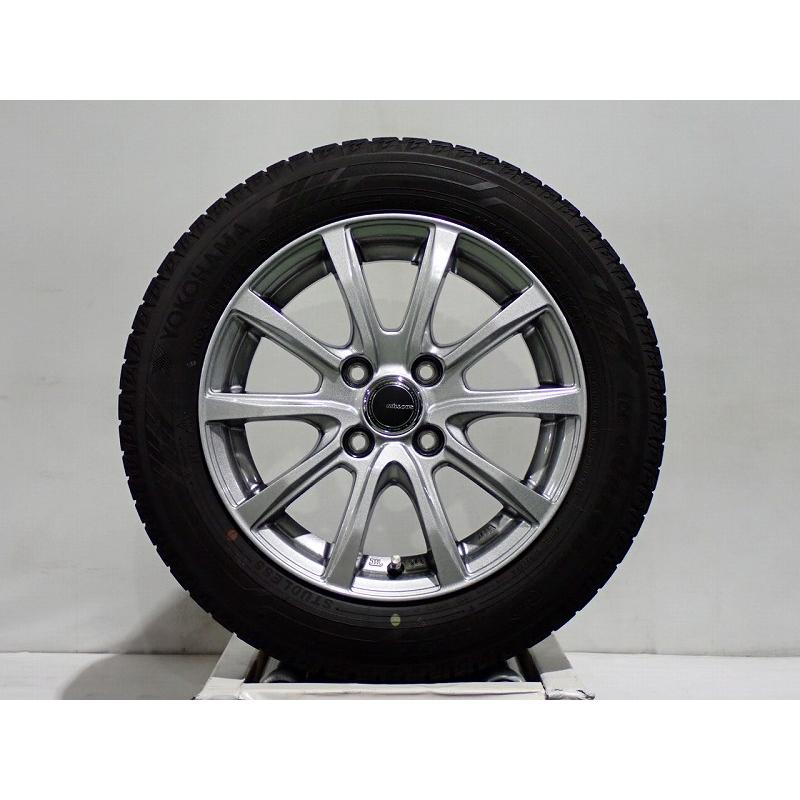 中古 165/65R14 スタッドレスタイヤ アルミホイール 4本セット 