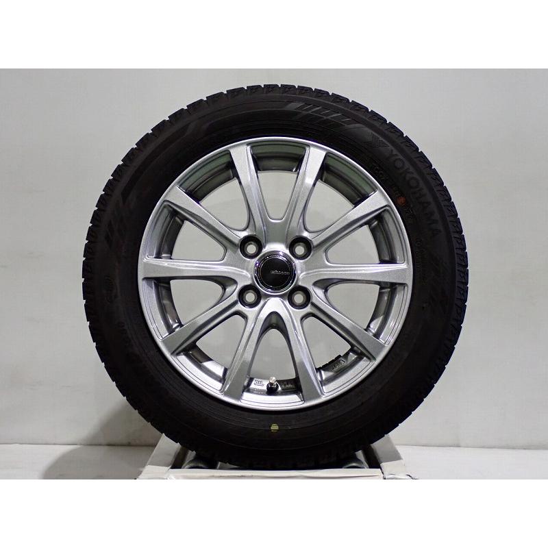 mymさん専用165-65R-14ヨコハマスタッドレスタイヤアルミホイル付 中古 165/65R14 スタッドレスタイヤ アルミホイール 4本セット
