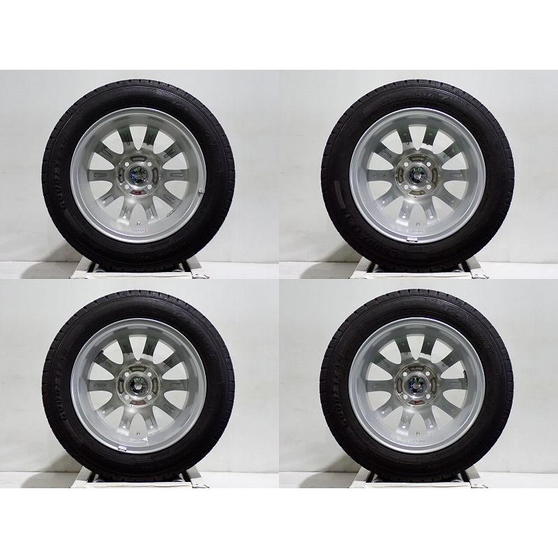 グッドイヤー（GOODYEAR） 中古 165/65R14 スタッドレスタイヤ アルミ4