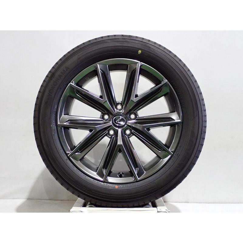 レクサス（LEXUS） 中古 225/55R18 サマータイヤ アルミ 4本セット