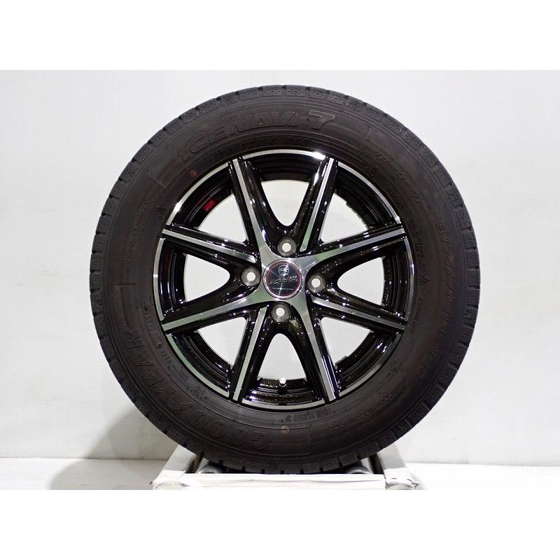 グッドイヤー（GOODYEAR） 中古 175/70R14 スタッドレスタイヤ アルミ4 