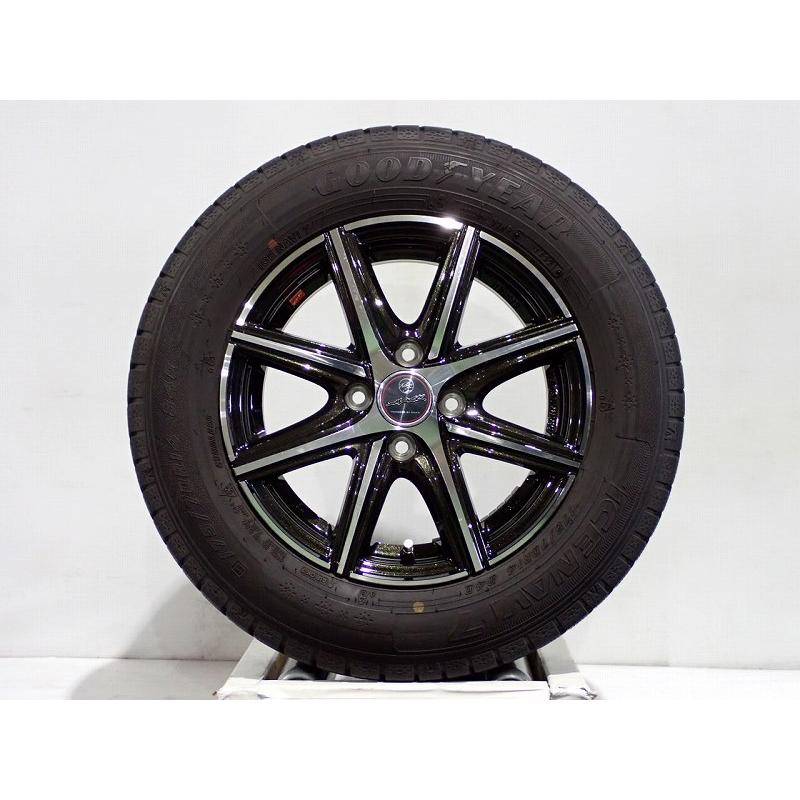 グッドイヤー（GOODYEAR） 中古 175/70R14 スタッドレスタイヤ アルミ4 