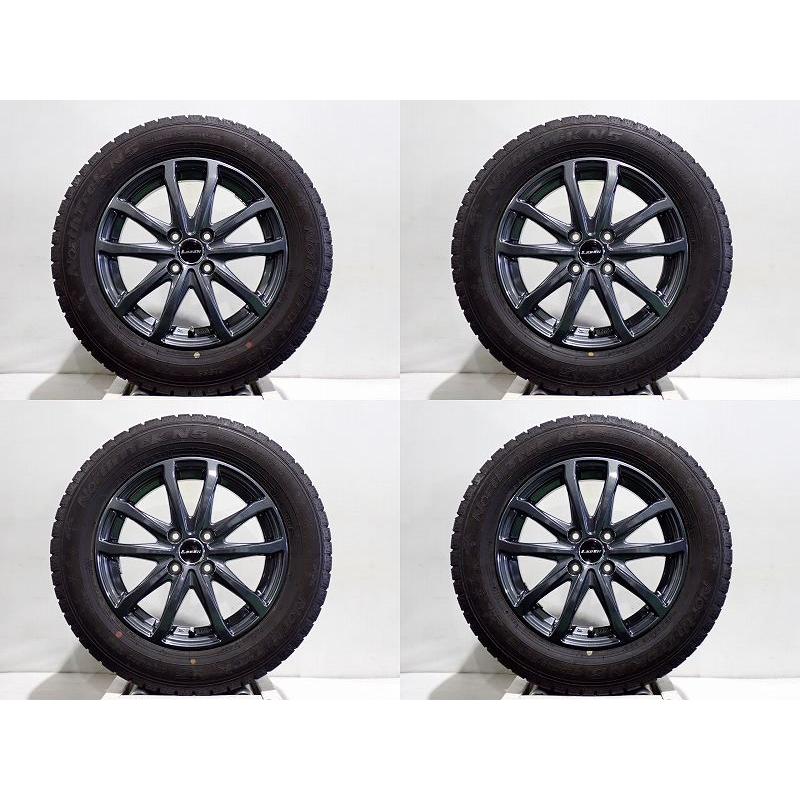 NorthTrek 185/65R15 スタッドレスタイヤ・ホイールセット 4本 最終】NorthTrek スタッドレス185/65R15 ホイル付き4本セット