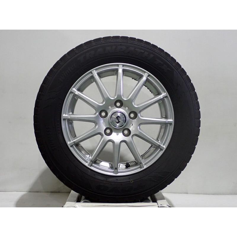 WEDS（ウェッズ） 中古 195/65R15 スタッドレスタイヤ アルミ 4