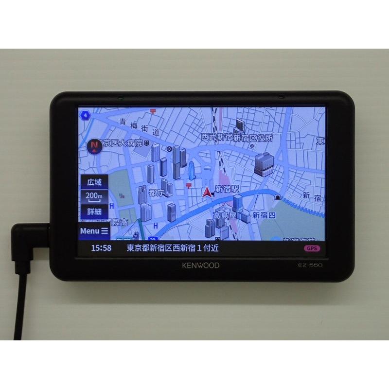未使用 非通電 ケース内展示 KENWOOD EZ-550 カーナビ 5インチ 【公式