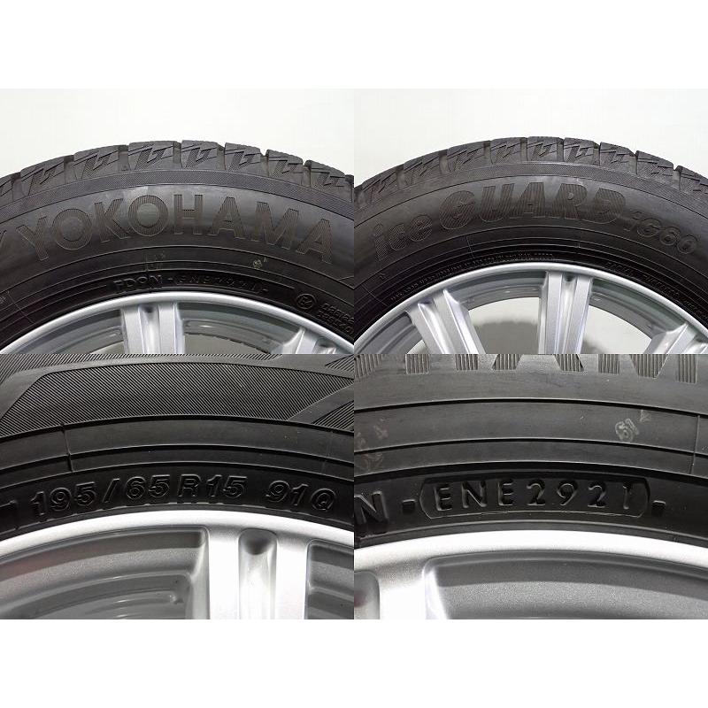 WEDS（ウェッズ） 中古 195/65R15 スタッドレスタイヤ アルミ 4本 