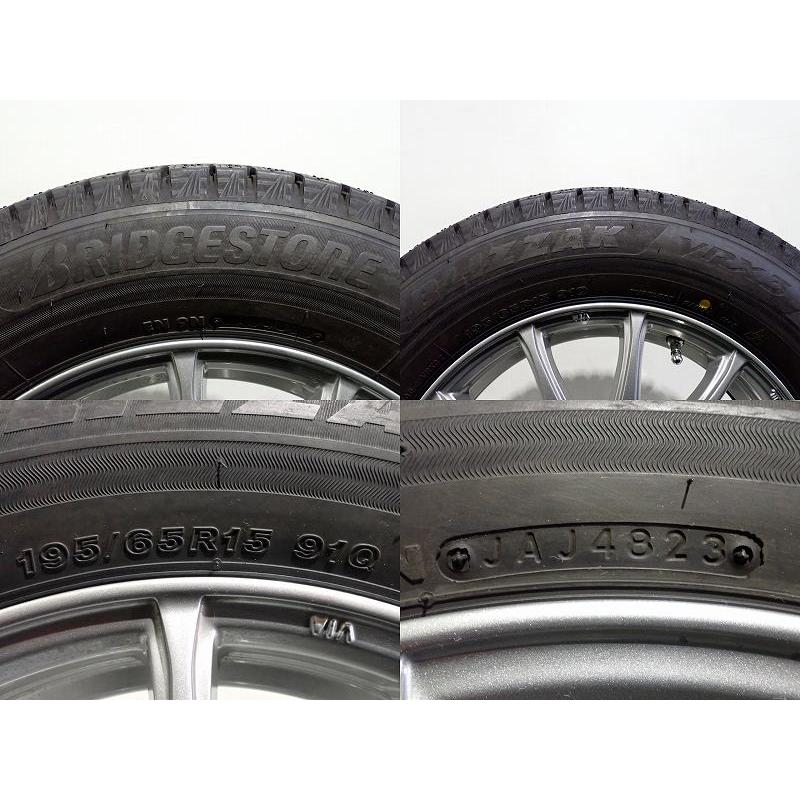 BRIDGESTONE（ブリヂストン） 中古 195/65R15 スタッドレスタイヤ 