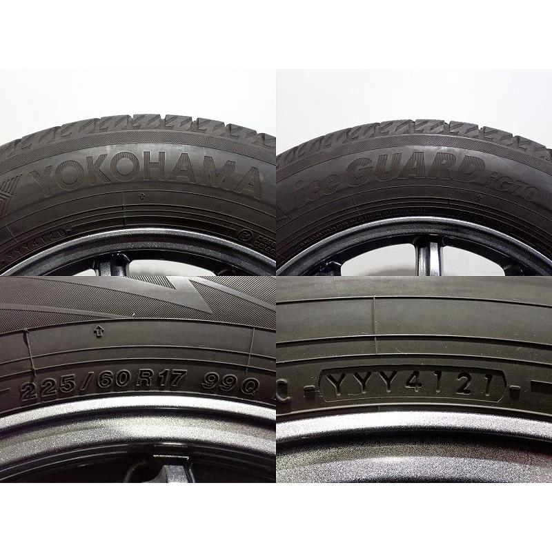 CP30%オフ中古 225/60R17 スタッドレスタイヤ アルミホイール 4
