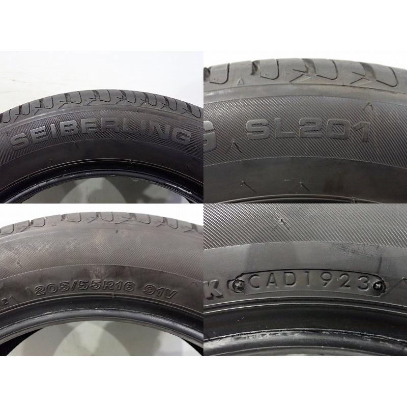 タイヤ、ホイール SUBARU純正ホイール&ノーマルタイヤ 205/55/R16 溝残 