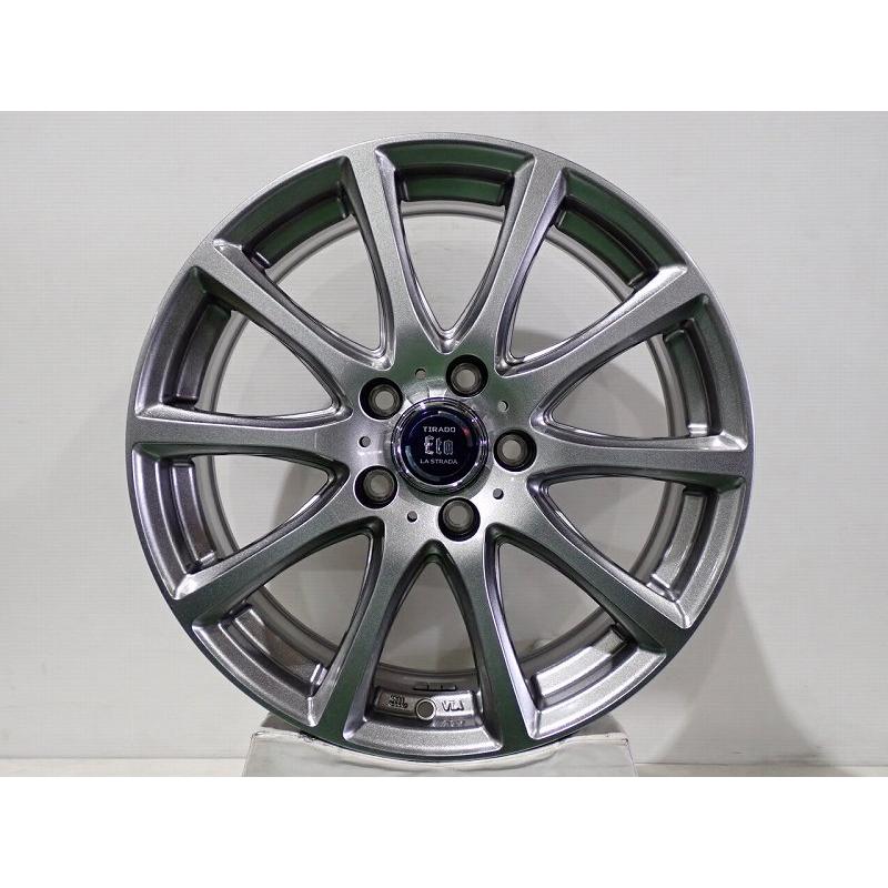 中古 1770+48-5H114.3 アルミホイール 4本セット アベショウカイ ラ 