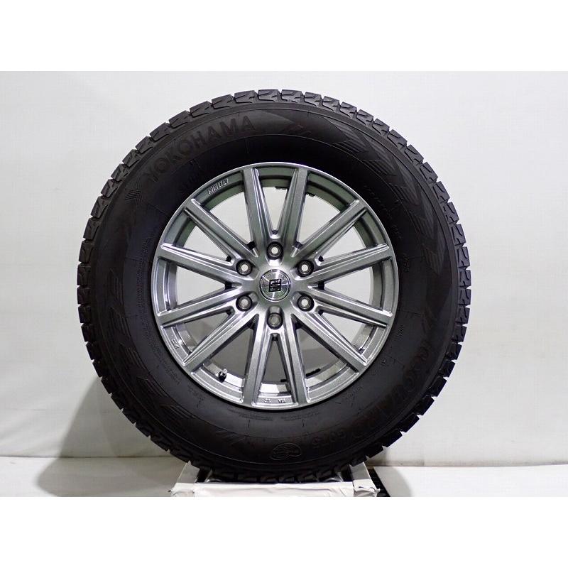 共豊 中古 265/65R17 スタッドレスタイヤ アルミ 4本セット ヨコハマ 