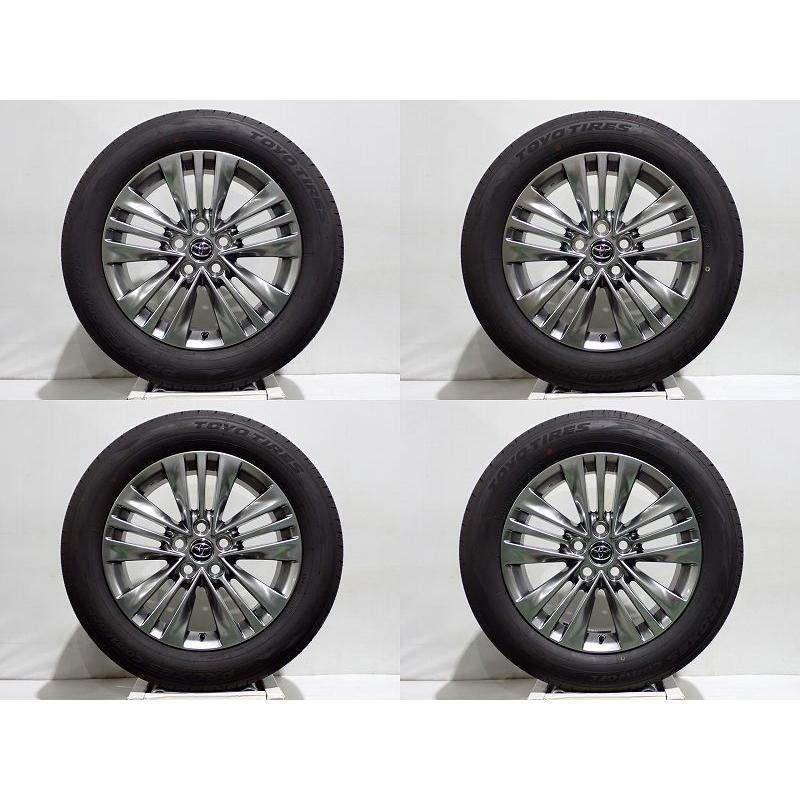 225/60R18 40アルファード夏タイヤ 4本 中古 2個のうち1個目 アルファード 中古 225/60R18 サマータイヤ アルミ 4本セット トーヨー