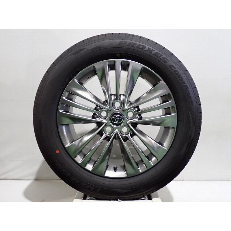 アルファード 中古 225/60R18 サマータイヤ アルミ 4本セット トーヨー