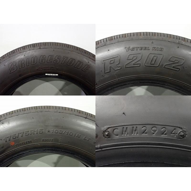 BRIDGESTONE（ブリヂストン） 中古 175/75R15 103/101NLT サマータイヤ 