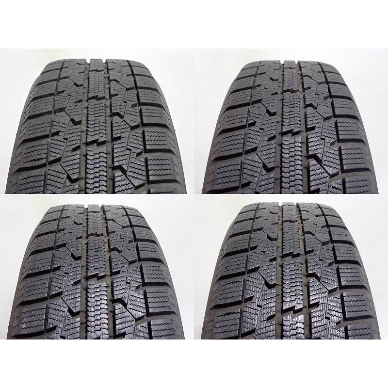 除*医様 バリ溝165/65R14GARITGIZ付きWedsTEADアルミ４本 WEDS（ウェッズ） 中古 165/65R14 スタッドレスタイヤアルミ 4本セット