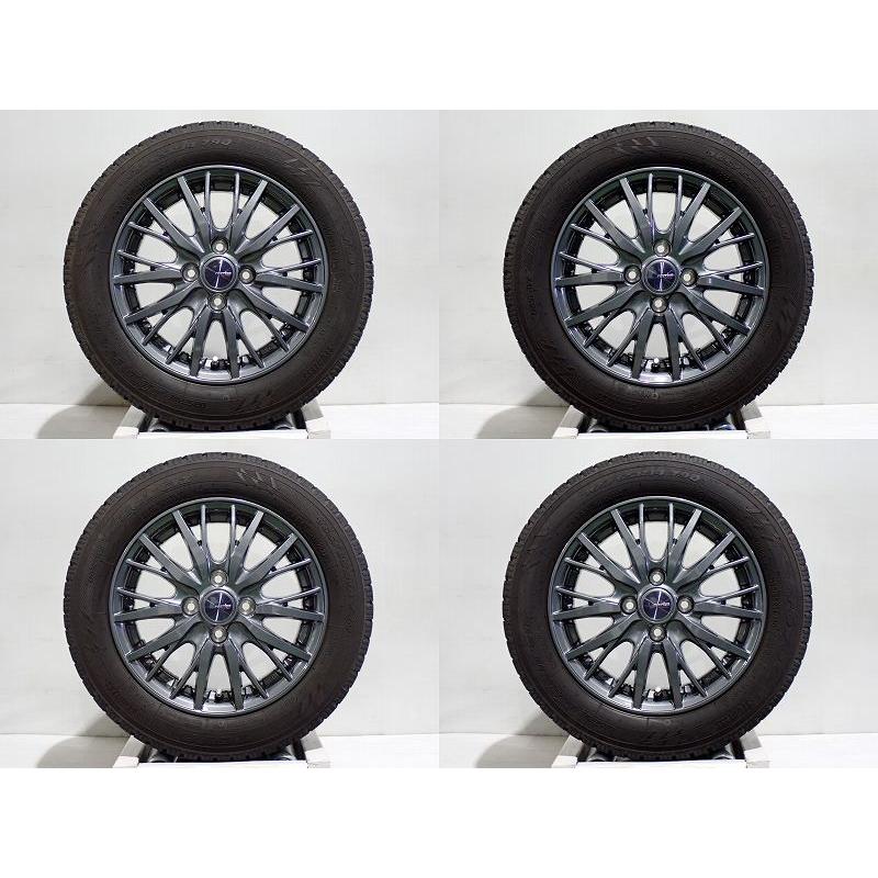WEDS（ウェッズ） 中古 165/65R14 スタッドレスタイヤアルミ 4本セット