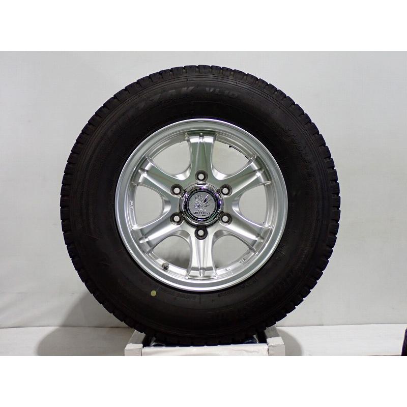 BRIDGESTONE 中古 195/80R15 107/105NLT スタッドレスタイヤ アルミ 