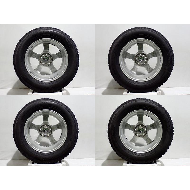 DUNLOP（ダンロップ） 中古 215/65R16 スタッドレスタイヤ アルミ 4本 