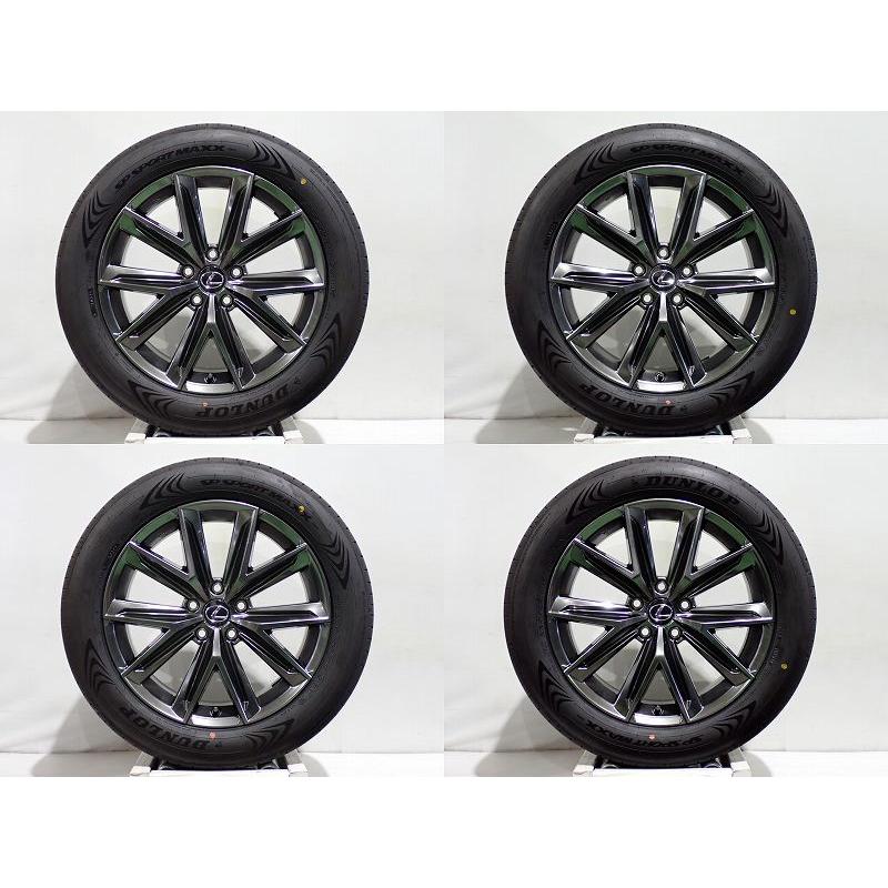 DUNLOP（ダンロップ） 5%オフCP中古 225/55R18 サマータイヤアルミ4本 