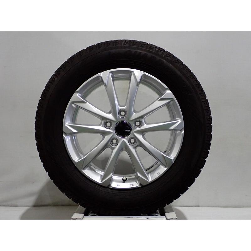 中古 215/60R16 スタッドレスタイヤ アルミ 4本セット ヨコハマ アイス 