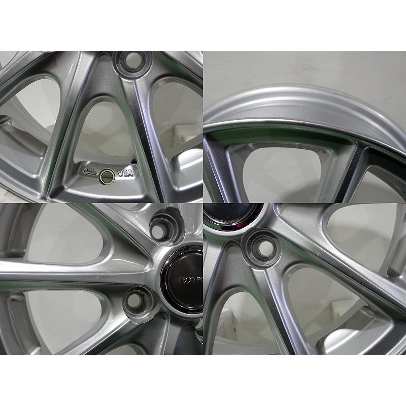 BRIDGESTONE（ブリヂストン） 中古 1445+42-4H100 アルミホイール 4本
