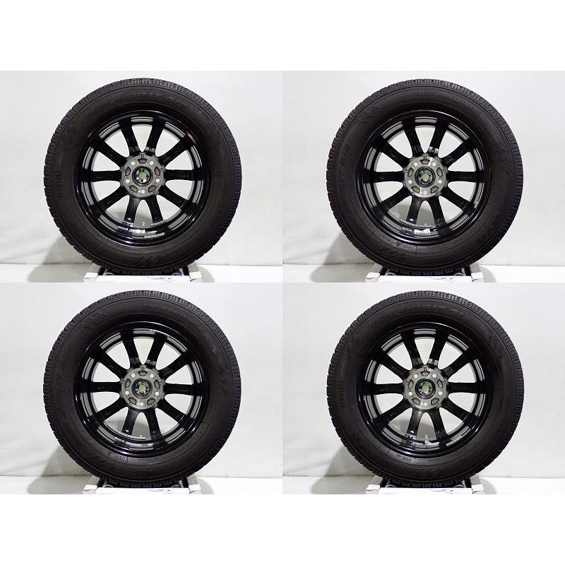 16inchアルミ＆215/60R16 スタッドレスタイヤ(中古)4本セット WEDS（ウェッズ） 中古 215/60R16 スタッドレスタイヤ アルミ 4本