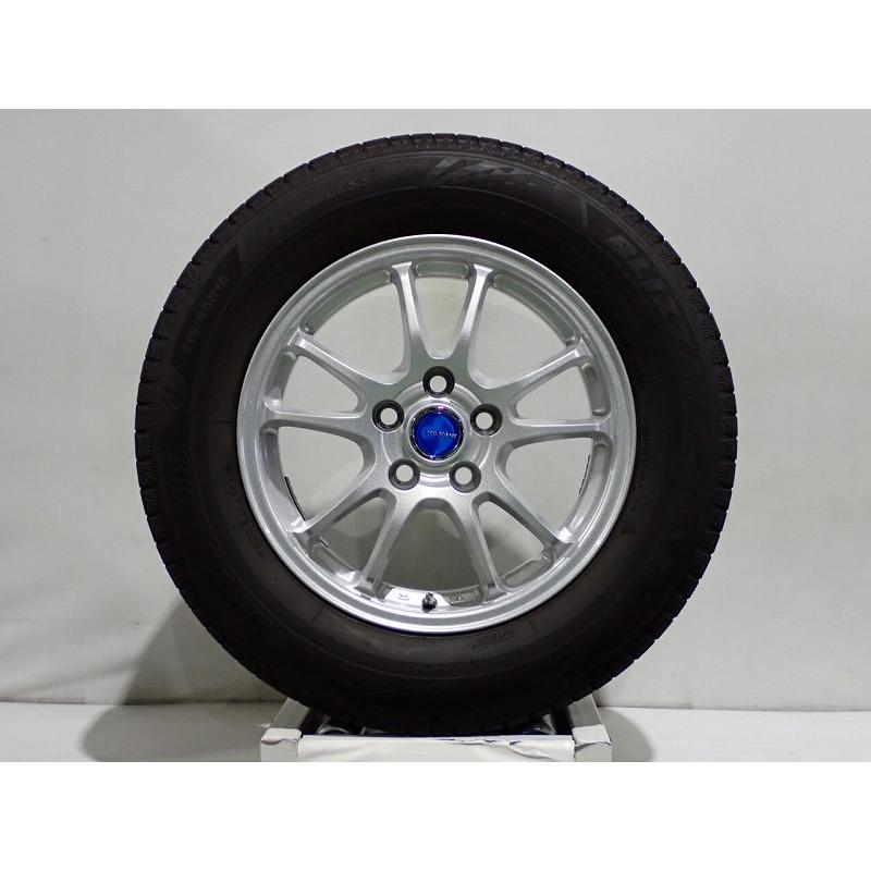 215/65 16 ブリジストン　ホイール付きスタッドレス　バリ溝　2019年 BRIDGESTONE（ブリヂストン） 【中古】215/65R16 スタッドレスタイヤ