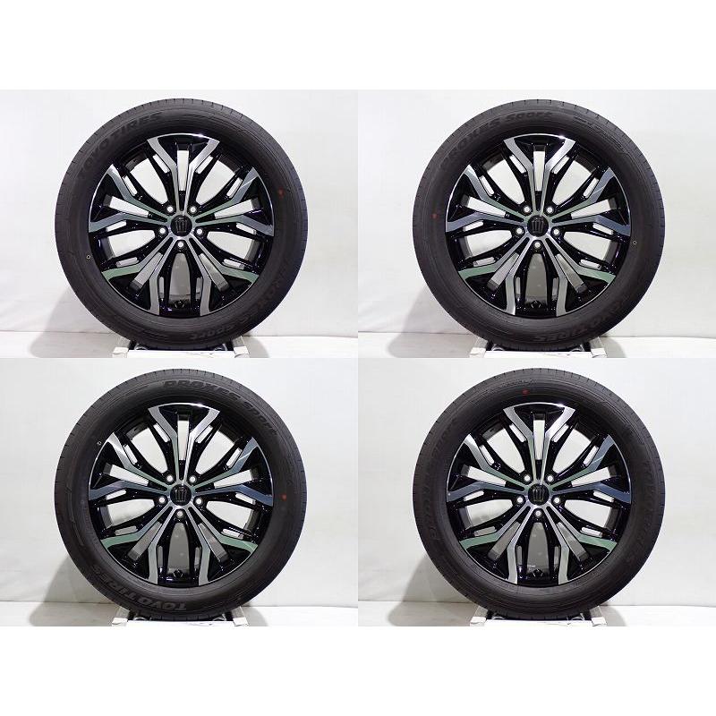 トヨタ（TOYOTA） 10%オフクーポン中古 225/55R19 サマータイヤ4本 