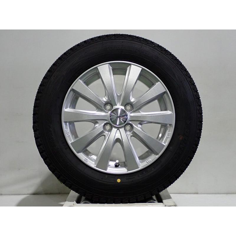 DUNLOP 155/80R14 88/86N LT スタッドレスタイヤ アルミホイール