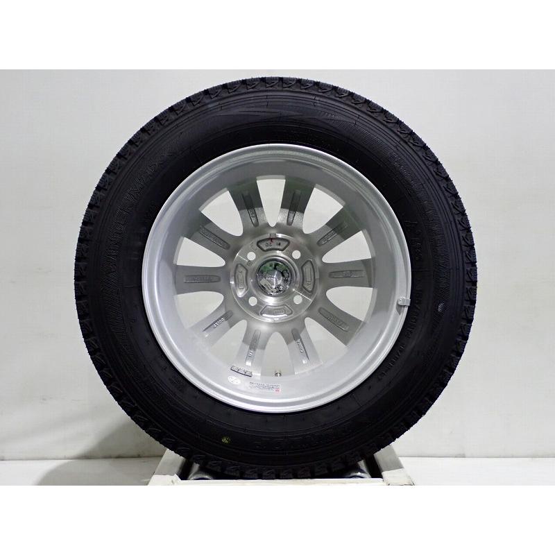 DUNLOP 155/80R14 88/86N LT スタッドレスタイヤ アルミホイール