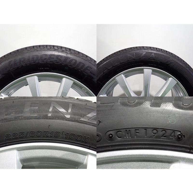 値下げしました。 ブリヂストン 225/60R18 タイヤ・ホイールセット BRIDGESTONE（ブリヂストン） 【中古】225/60R18 サマータイヤ アルミ