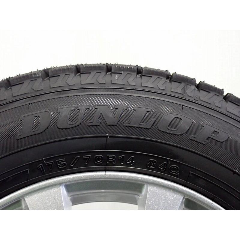 DUNLOP（ダンロップ） 175/70R14 スタッドレスタイヤ アルミホイール 4
