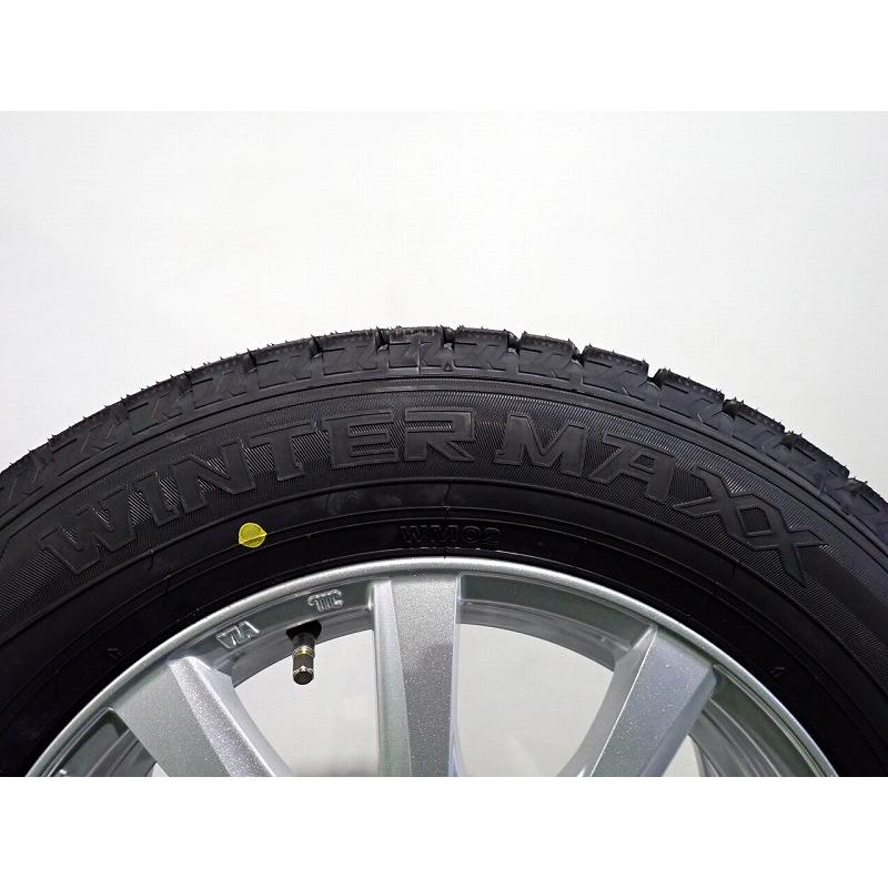 DUNLOP（ダンロップ） 205/65R16 スタッドレスタイヤ アルミホイール 4 
