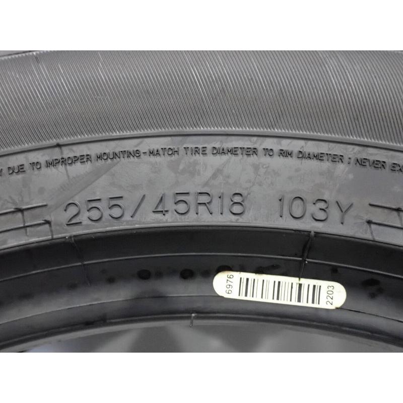 255/45R18 サマータイヤ 4本セット ダンロップ SPスポーツMAX060プラス  18インチ アウトレット 未使用 255/45-18_4