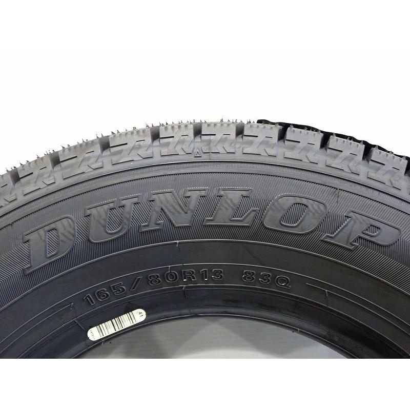 DUNLOP（ダンロップ） 165/80R13 スタッドレスタイヤ 4本セット