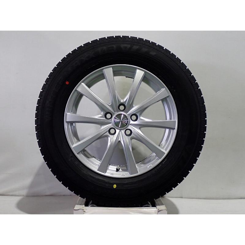 タイヤ・ホイール 225/65r17 DUNLOP (7-49) DUNLOP 225/65R17 スタッドレスタイヤ アルミホイール 4本セット