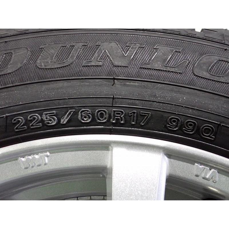 DUNLOP 5%OFFクーポン225/60R17 スタッドレスタイヤ アルミホイール 4