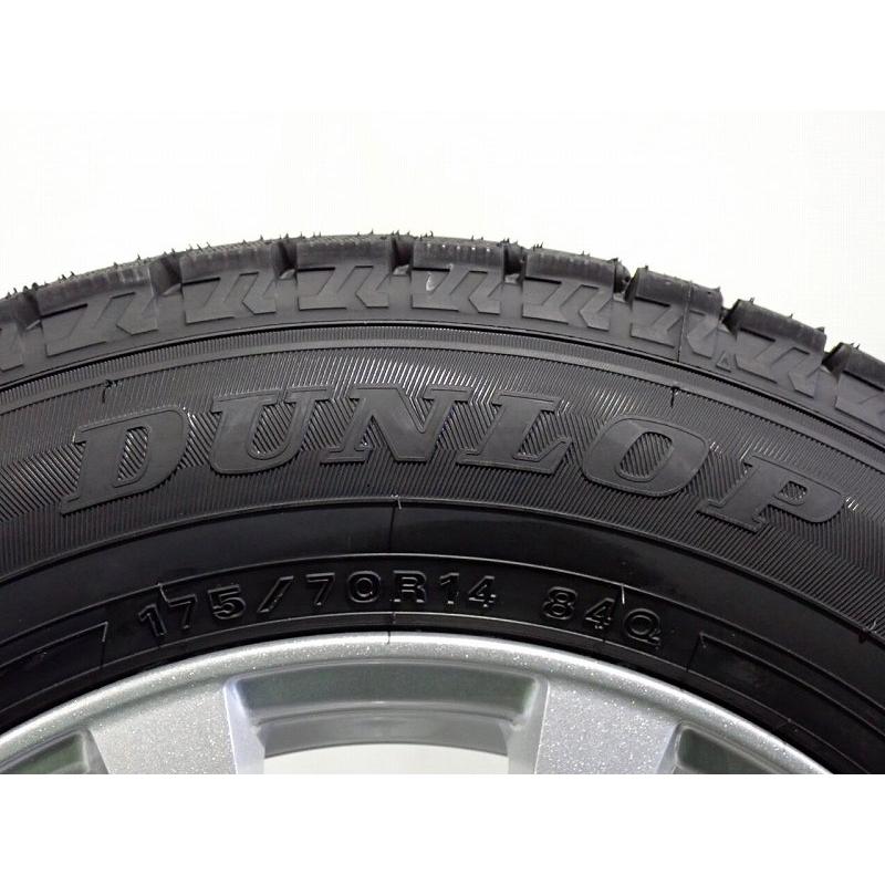 DUNLOP（ダンロップ） 175/70R14 スタッドレスタイヤ アルミホイール 4 