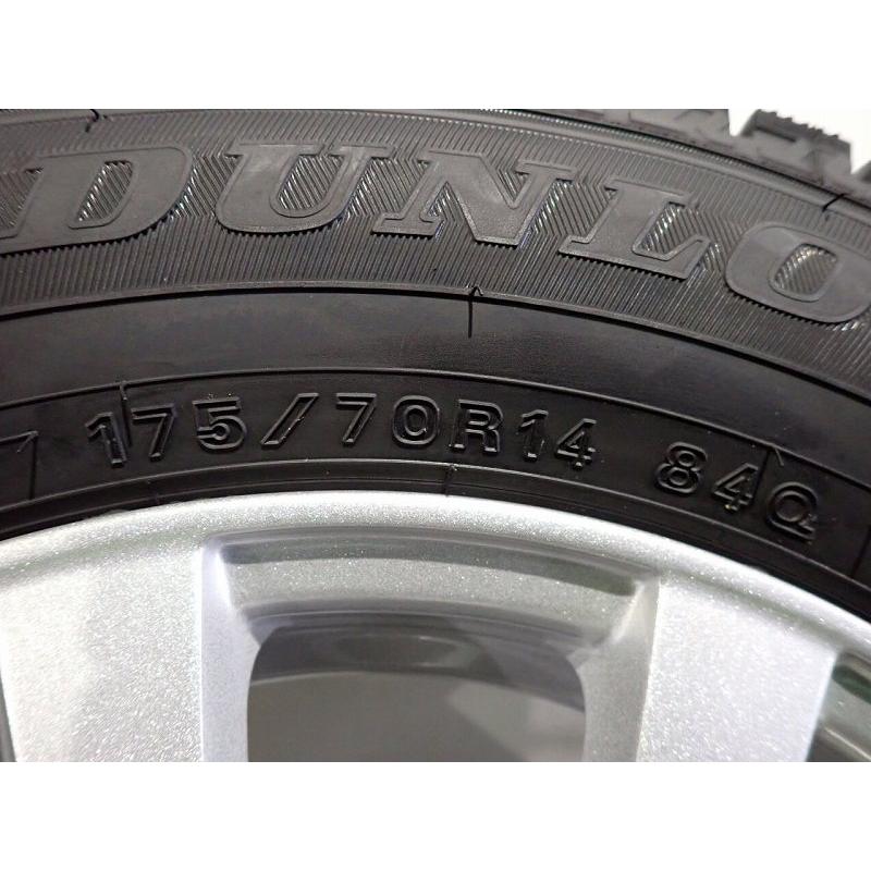 DUNLOP（ダンロップ） 175/70R14 スタッドレスタイヤ アルミホイール 4 