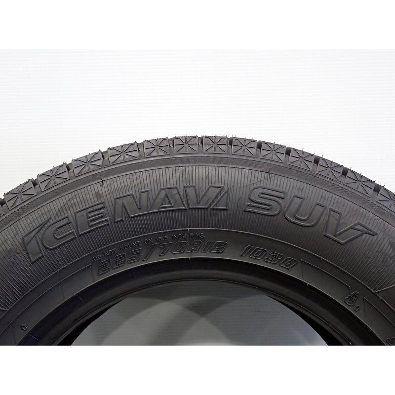 スタッドレスタイヤホイールセットSUV 225/70r16 ICENAVI 中古 グッドイヤー 225/70R16 スタッドレスタイヤ 4本セット アイス