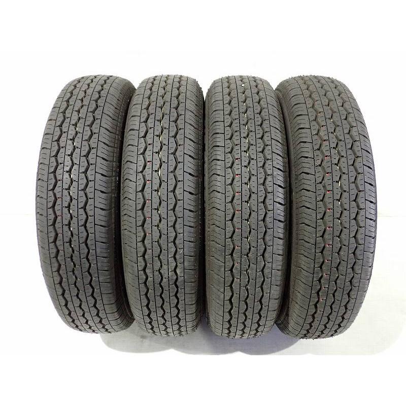BRIDGESTONE（ブリヂストン） ４本セット① ブリヂストン　RD-613 145/80R13 新車外し4本セット 88 145/80R13 23年製 タイヤ・ホイール