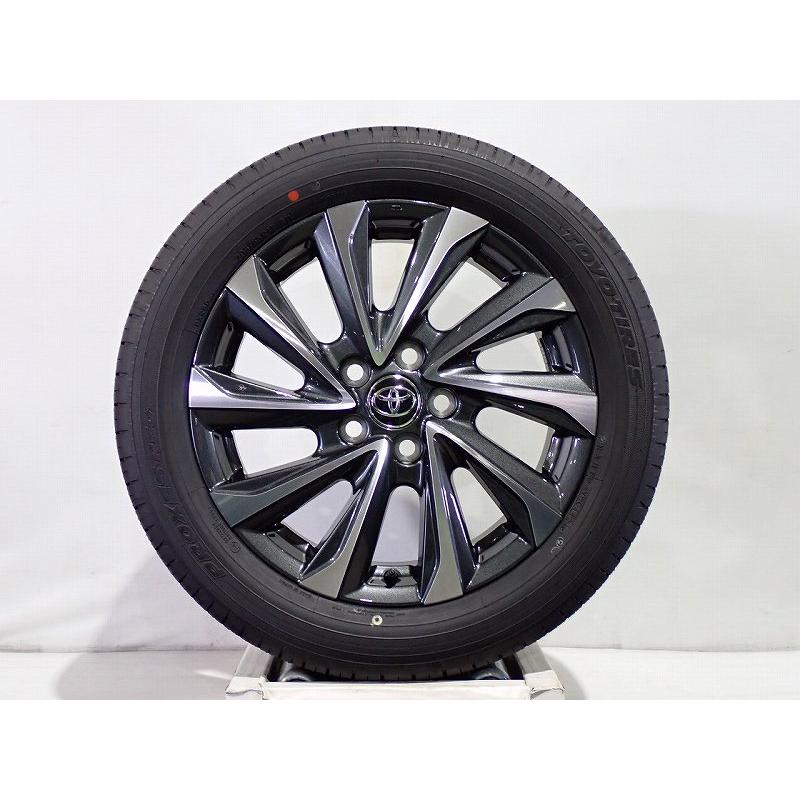 トヨタ（TOYOTA） 【中古】205/55R17 サマータイヤ アルミホイール 4本