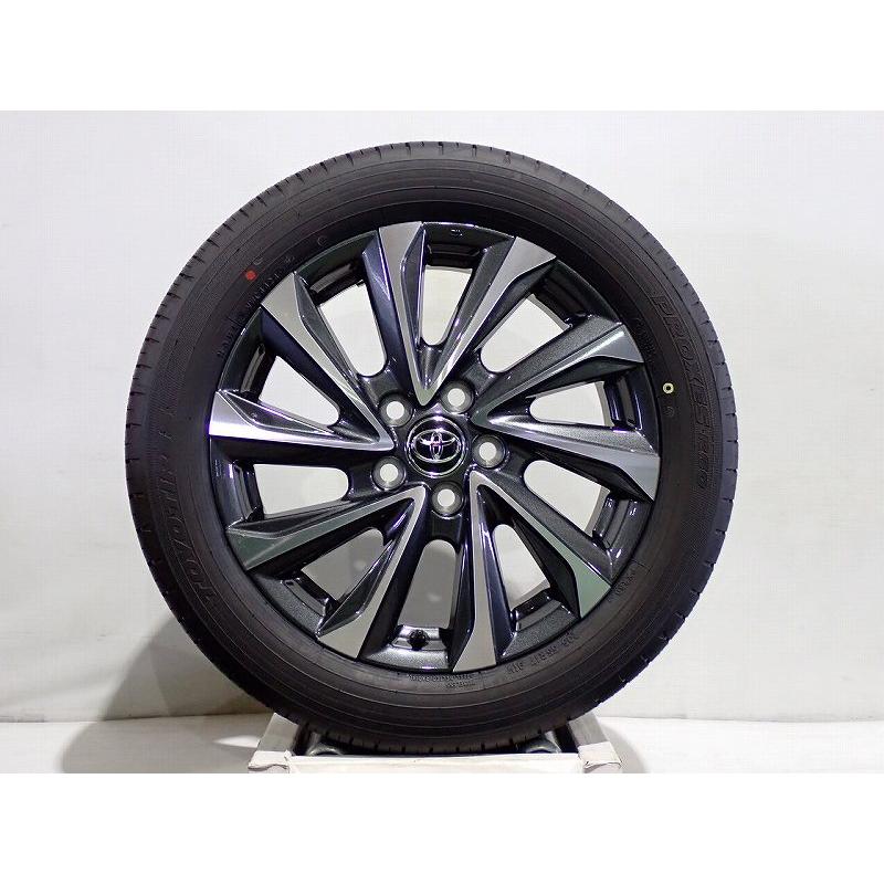 トヨタ（TOYOTA） 【中古】205/55R17 サマータイヤ アルミホイール 4本 